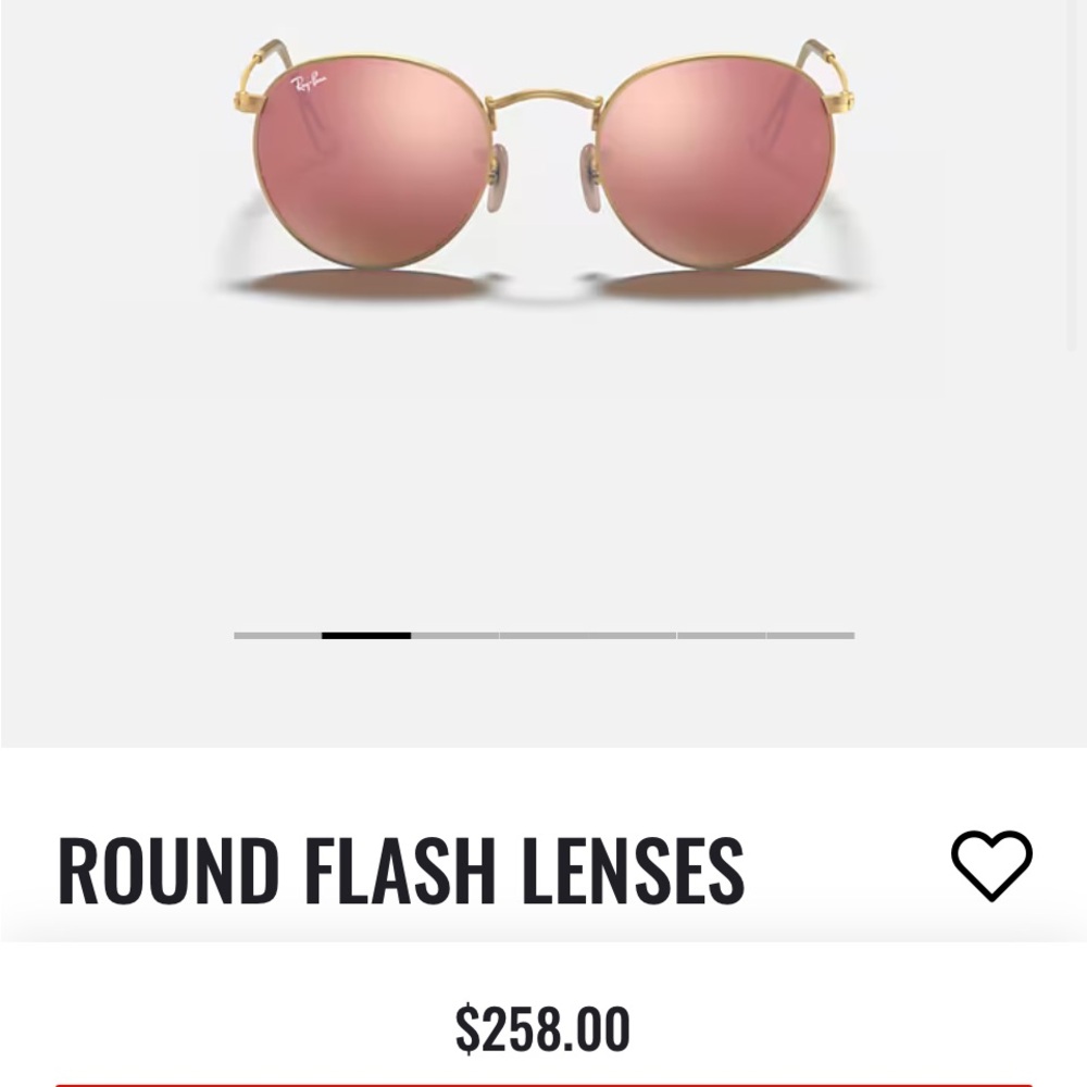 Ray-Ban Women's Round Sunglasses - Rose and Gold